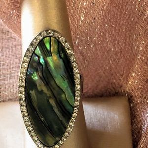 ABALONE STONE RING